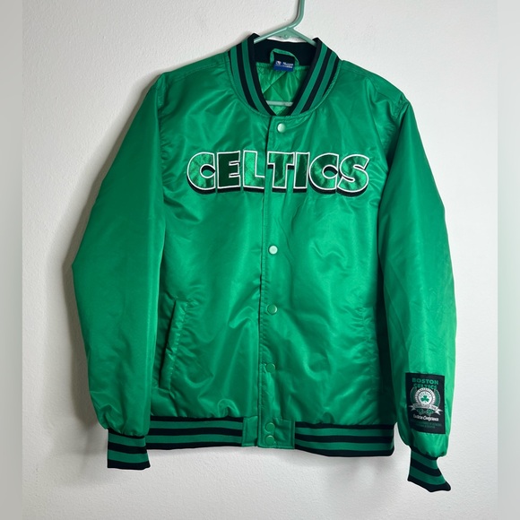 NBA Other - Authentic Ultra GAME NBA Boston Celtics-Embroidered Satin Varsity Jacket Size M